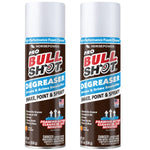Two cans of Pro Bull Shot Degreaser on a white background